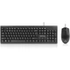 Комплект (клавіатура, миша) REAL-EL Kit 511 Black (EL123100052) 324149 - зображення 1