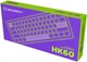 Клавіатура HATOR Hellyberry HK60 White-Violet - зображення 7