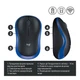 Мышка Logitech M185 blue (910-002236) - изображение 4