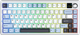 Клавіатура Aula F75 Max White (6978080501158) - зображення 1