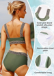 Жіночий купальник FS High Waist Bikini XXL Оливковий (9324) - зображення 3