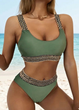 Жіночий купальник FS High Waist Bikini XXL Оливковий (9324) - зображення 4