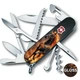 Швейцарський складаний ніж 91мм Victorinox HUNTSMAN ZODIAC Золотий кінь 1.3713.Z5220pk - зображення 2