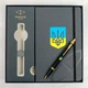 Набір: ручка кулькова Parker IM UKRAINE Black GT BP Тризуб синьо-жовтий + блокнот Parker + подарункова коробка - зображення 12