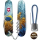 Швейцарский складной нож 91мм Victorinox CAMPER DESIGN Желто-голубая рыбка 1.3613.7.R2020pk - изображение 3