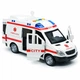 Игрушечная машинка скорая помощь Rescue 21 см, инерционная, музыкальная, с открывающимися дверцами WY590e - изображение 3