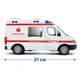 Игрушечная машинка скорая помощь Rescue 21 см, инерционная, музыкальная, с открывающимися дверцами WY590e - изображение 4