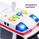 Игрушечная машинка скорая помощь Rescue 21 см, инерционная, музыкальная, с открывающимися дверцами WY590e - изображение 6