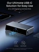 Мережевий зарядний пристрій Anker Prime 14-в-1 8К відео з підтримкою трьох дисплеєв DisplayLink та зарядкою 140вт (DL7400) - зображення 6