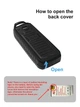 Мини телефон-гарнитура SERVO B25, 2 SIM-карты, 2G, Bluetooth, TF, 380mAh, Black - изображение 6