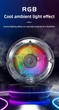 Кулер для смартфона K20 LED RGB напівпровідниковий ефект Пельтьє з магнітним та кліпсовим кріпленням, 15W, Black - зображення 7