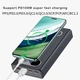Корпус DIY Q6, під АКБ 6х21700, 100W PD (20V/5A Max) 2xType-C, 2xUSB-A, WHITE - зображення 7