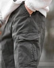 Карго штаны Oversize серые джинс катон с карманами streetwear urban tactical 33 - изображение 5