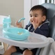Термоустойчивая тарелка Chicco Warmy Plate, 6м+, цвет бирюзовый (16000.25) - изображение 2