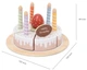 Дерев'яний набір Viga PolarB Іграшковий святковий торт (6971608442865) - зображення 4