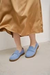 Жіночі туфлі PARADIZE SHOES з натуральної замші блакитного кольору 39 розмір (устілка 26 см) - зображення 1