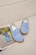 Жіночі туфлі PARADIZE SHOES з натуральної замші блакитного кольору 39 розмір (устілка 26 см) - зображення 2