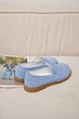 Жіночі туфлі PARADIZE SHOES з натуральної замші блакитного кольору 39 розмір (устілка 26 см) - зображення 4