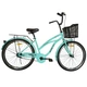 Велосипед SPARK CITY VISTA (колеса - 26", сталева рама - 17") з кошиком бірюзовий - зображення 1