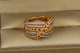 Кільце Xuping Jewelry Королівський ланцюг з родієм р 19 золотисте - зображення 1