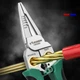 Плоскогубцы для зачистки проводов Tuosen 8в1 многофункциональные (с индикатором напряжения). Стриппер - зображення 3