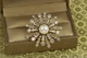 Брошь Xuping Jewelry Роскошная снежинка 3,8 см лимонная - изображение 1