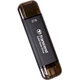 Портативний SSD Transcend 2TB USB 3.1 Gen 2 Type-A + Type-C ESD310 Чорний - изображение 2