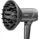 Фен Babyliss Titanium Shine, 1600Вт, 3 режими, іонізація, хол. обдув, 2 насадки, темно-сірий - изображение 3