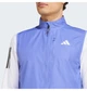 Чоловіча спортивна жилетка Own The Run Light Blue IW0025 безрукавка бігова на замок фіолетового кольору Розмір XS - изображение 6