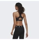 Спортивний жіночий топ Powerreact Training Medium-Support Techfit Bra для фітнесу та занять спортом чорного кольору Розімір XS - зображення 8