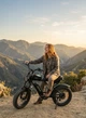 Велосипед електричний потужний електро фетбайк велосипед для дорослих fatbike з дисплеєм фарою на акумуляторі з крилами потужною рамою гірський чоловічий для міста села бездоріжжя Q20mini 48V 15AH 750W Ridstar Чорний 73950 - зображення 12