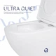Унітаз підвісний Qtap Jay безобідковий з сідінням Soft-close QT07335175W - зображення 5