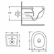 Унітаз підвісний Qtap Taurus Ultra Quiet 515×360×350 мм, White, з сидінням Slim Duroplast / Soft-close / Quick Release - зображення 2