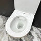 Подвесной унитаз VBI VULCANO WHITE GOLD EDGE - изображение 2