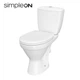 Компакт Cersanit 704 CERSANIA SIMPLEON 011 3/6 с дюропластовой крышкой LIFT - изображение 2