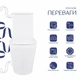 Унітаз-компакт Qtap Scorpio безобідковий Ultra Quiet із сидінням Soft-close QT14222125AUQW - зображення 3