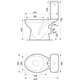 Компакт Cersanit 679 PRESIDENT 010 3/6 с крышкой полипропилен - изображение 3