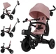 Детский 3-колесный велосипед Kinderkraft Aveo 2 PLUS Pink, 5902533929467 - изображение 1