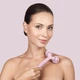 Электронный ультразвуковой ролик для лица и тела GESKE Sonic Facial&Body Roller 4в1 розовый - изображение 2