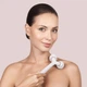 Электронный ультразвуковой ролик для лица и тела GESKE Sonic Facial&Body Roller 4в1 жемчужный - изображение 2