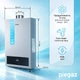 Газовий проточний водонагрівач турбований Piegaz Hermes A Turbo Grey - зображення 4