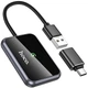 Беспроводной адаптер-переходник для авто CarPlay Hoco HU1 Way car USB / Type-C Черный - изображение 1