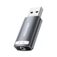 Внешняя звуковая карта Essager USB to Jack 3.5мм (1xTRRS) для микрофона и наушников Gray - изображение 1