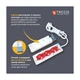 Сетевой удлинитель TECCO 3м 2 поста white - изображение 3