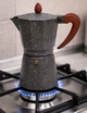 Кавоварка гейзерна A-Plus AP-2084 150 мл на 3 чашки мока-пот для газової та електроплити - зображення 4