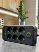 Мережевий фільтр-подовжувач UFT 6 розеток 5 USB 3 метри Чорний (LGHP-5-24) - зображення 5