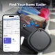 Bluetooth-мітка Air Tracker для пошуку предметів (4 шт.) з функцією пошуку ключів, сумісна з Apple Find My (тільки iOS), водонепроникність IP67 (my-17140) - изображение 6