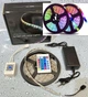 Світлодіодна стрічка RGB 5050 з пультом/Bluetooth 220 вольт 5м, 54led/1м, блок 220В - зображення 9