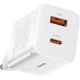 Сетевое зарядное устройство Baseus Super Si Pro Quick Charger C+U 30W White (CCSUPP-E02) - изображение 3