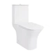 Унитаз-компакт Qtap Presto Quadro безободковый с сиденьем Soft-close QT24221215AW - изображение 1